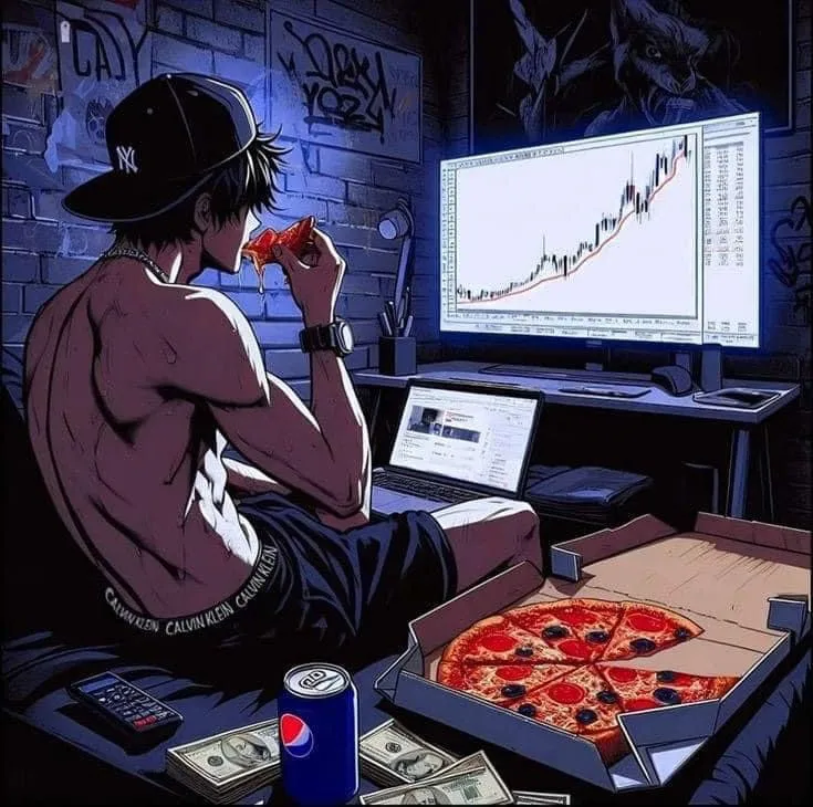 Surveillance de nuit devant un graphique